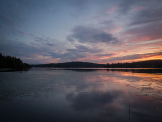 Sunset on Lac-Sergent 7