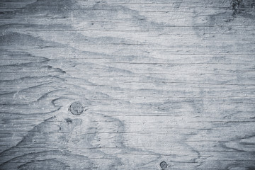 Abstract black and white wooden Background, Plank striped timber desk, Top view of white wood table