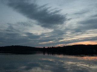 Sunset on Lac-Sergent 2