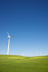 Fototapeta premium Wind energy concept
