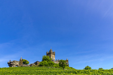 Reichsburg castle in Cochem city Germany in summertime