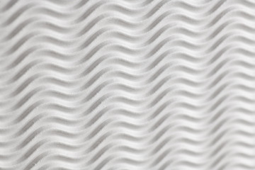 Obraz premium white Paper Textured Background - Wave stripes