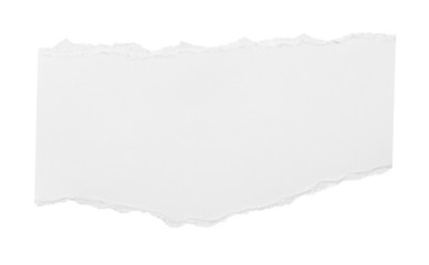 Obraz premium white paper ripped message torn