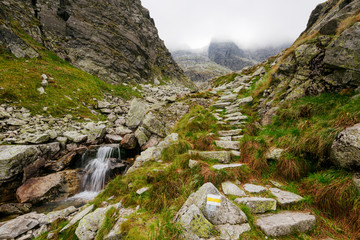 Small Waterfall in the High Tatra