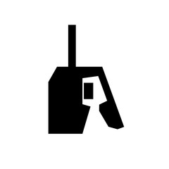 Obraz premium Explosive detonator icon