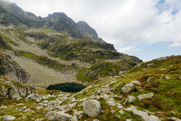 Mountain Lake (Zmarzly Staw Gasienicowy ) in the High Tatra