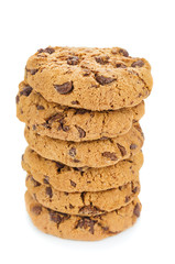 Cookies isolated on white background