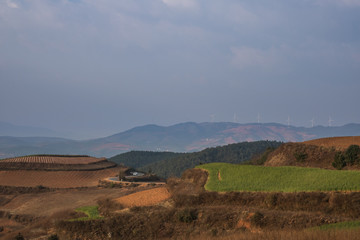 Fototapeta na wymiar Mountain in Yunnan