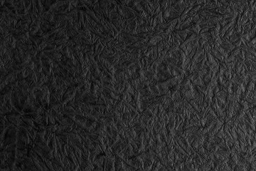 Fototapeta premium black crumpled paper texture background handmade