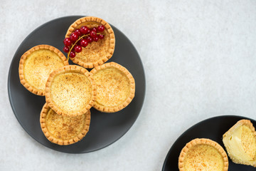 Egg Custard Tart, traditional English, Portuguese, Chinese desse