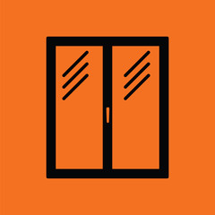 Icon of closed window frame