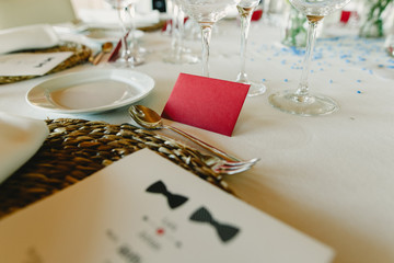 Envelopes with empty vintage labels to fill.