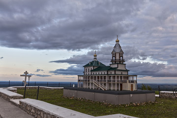 Макет Иверской церкви на Белой горе