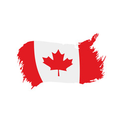 Canada flag, vector illustration