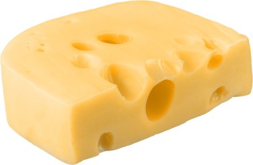 Piece of Cheese, Isolated