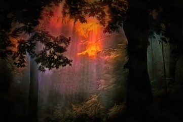 Forest dusk © rolffimages