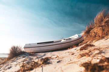 boat at the beach