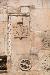 Coat of arms on the building