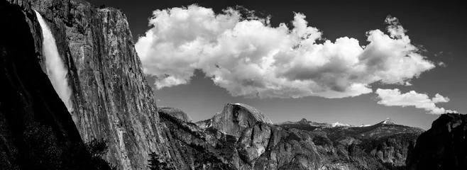 Foto auf Glas El Capitan Yosemite fall © Florian Weil