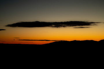 sunrise nature beautiful mountains