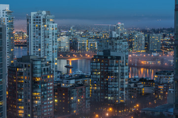 Fototapeta na wymiar Vancouver city