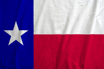 Flag of Texas, USA waving.