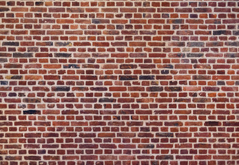 Fototapeta na wymiar Old brick fortress wall in Germany. Can be used as a background texture