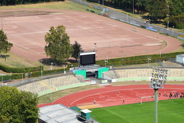 Koblenz-Oberwerth mit Stadion 08/2018