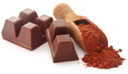 Cacao Powder with dark chocolate