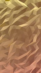 Abstract triangle geometrical orange background. Geometric origami style with gradient. 3D illustration