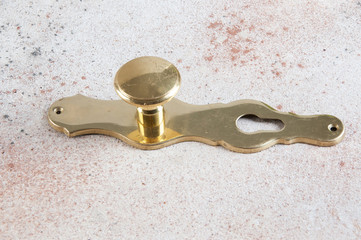Vintage bronze door handles