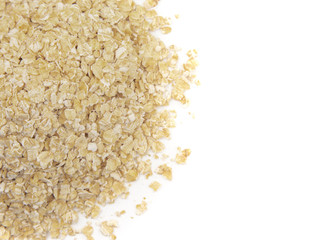 Oats on a White Background