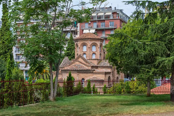 Naklejka premium Thessaloniki, Greece - August 16, 2018: Panagia Chalkeon church, Thessaloniki, Greece. Panagia Chalkeon Church was founded in 1028. Thessaloniki.