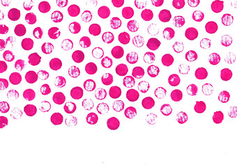 crimson circles watercolor background. Watercolor textures abstract hand painted circles