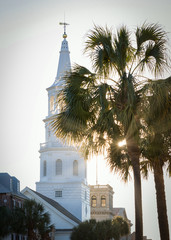 Fototapeta premium Saint Michael's Church in Charleston, SC