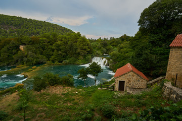 Fototapeta na wymiar Wasserwerk Krka