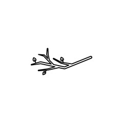 Fototapeta na wymiar branch icon. Element of autumn icon for mobile concept and web apps. Thin line branch icon can be used for web and mobile
