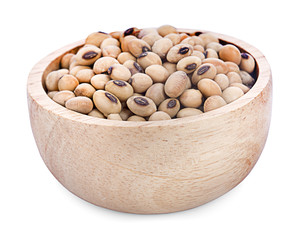 soy beans on the white ground