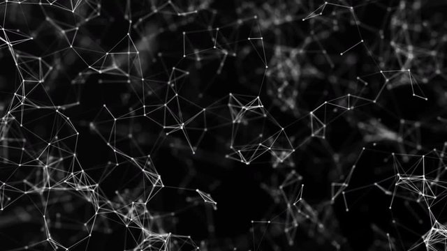 Relaxing Dots and Lines -Black- Seamless Loop-4K-UHD-3840-2160