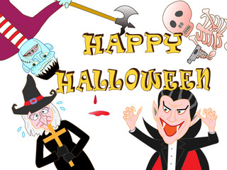 恐怖のハロウィン。