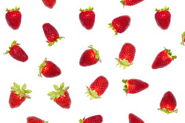 Strawberry isolated on white background