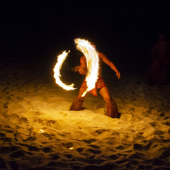 Fire dance, Samoa