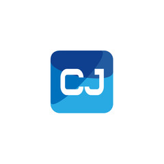 Initial Letter CJ Logo Template Design