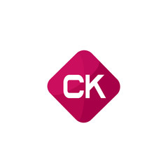 Initial Letter CK Logo Template Design