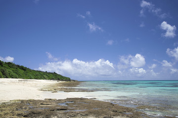 Landscape of Chomahama at Kurume Island