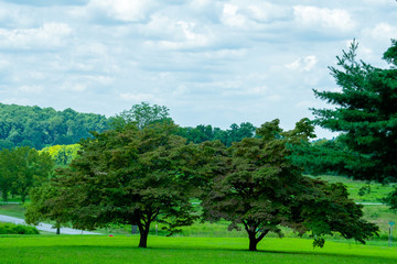 Fototapeta premium A day at Valley Forge National Historic Park located in Valley Forge, Pennsylvania, USA