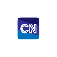 Initial Letter CN Logo Template Design