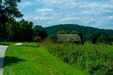 Obraz na płótnie Canvas A day at Valley Forge National Historic Park located in Valley Forge, Pennsylvania, USA