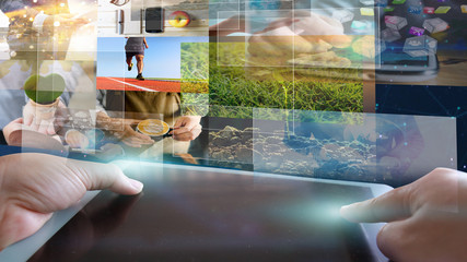 Social media concept