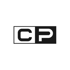 Initial Letter CP Logo Template Design